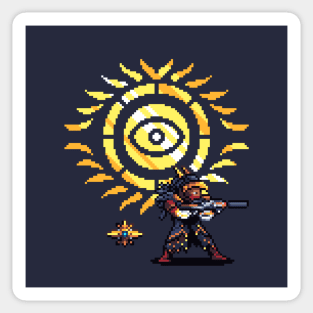 Osiris and Sagira Pixel Art Sticker